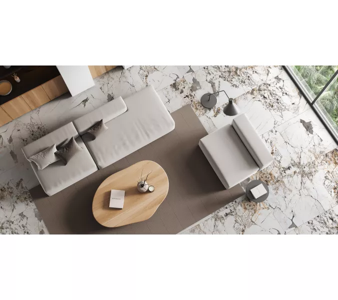 Керамогранит Laurent_GT Белый 60x120, изображение 7