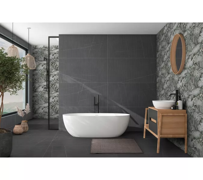 Керамогранит Nylo_GT Черный 60x120, Выбрать цвет: Черный, изображение 8