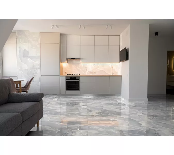 Керамогранит Glissando_GT Белый, Выбрать цвет: Белый, Выбрать размер: 60х60, изображение 8