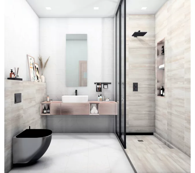 Керамогранит Antares_GT Белый 30x60, Выбрать цвет: Белый, изображение 8