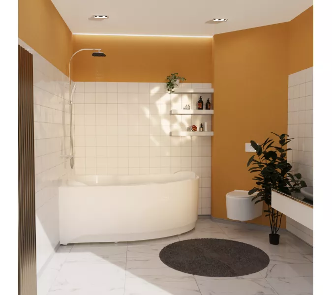 Ванна акриловая Radomir Ирма L/R, Выбрать размер: 149х96, Ориентация: левая, изображение 10