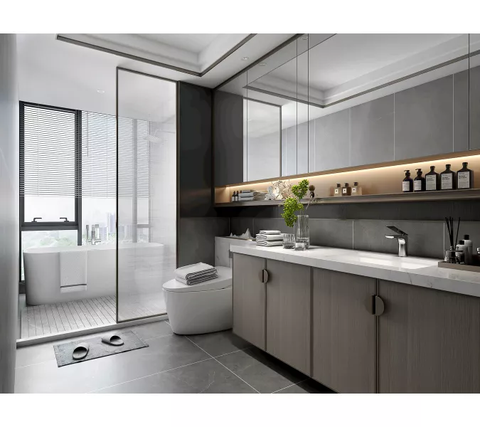 Керамогранит Nioba_GT Серый 60x120, Выбрать цвет: Серый, изображение 9