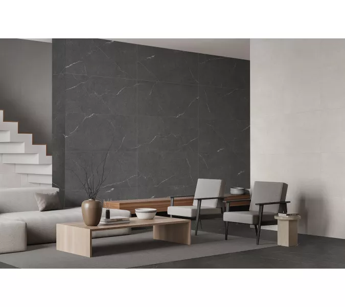 Керамогранит Lakeside_GT Черный 60x120, Выбрать цвет: Черный, изображение 9