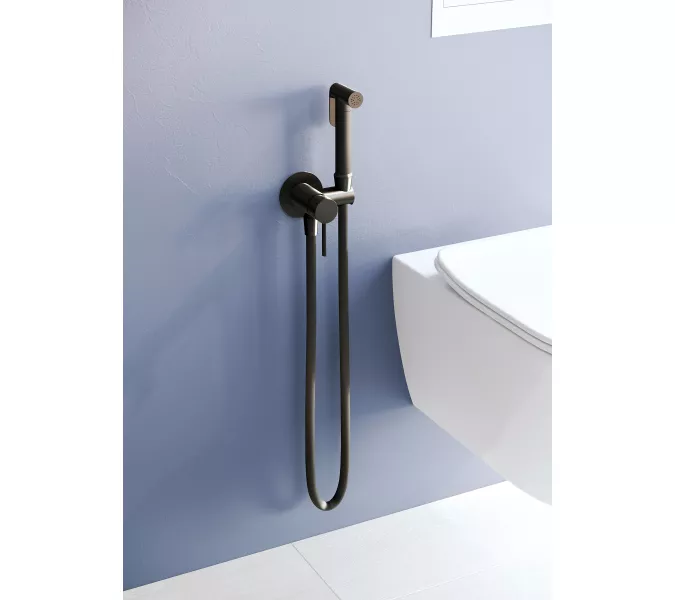 Гигиенический душ со смесителем RGW SP-211B, Выбрать цвет: Черный, изображение 4