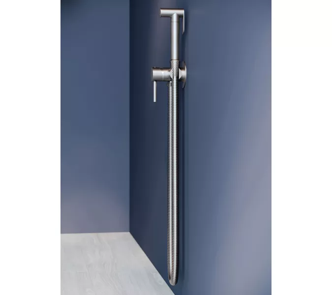 Гигиенический душ со смесителем RGW SP-211Gr, Выбрать цвет: Никель, изображение 4