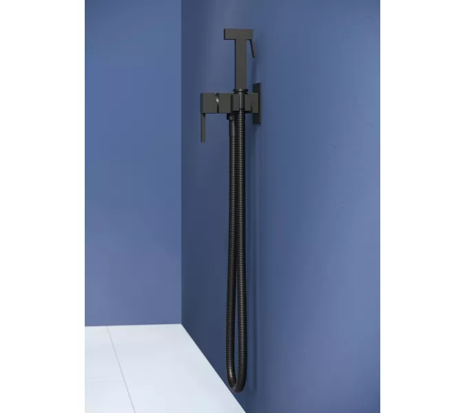 Гигиенический душ со смесителем RGW SP-212B, Выбрать цвет: Черный, изображение 5