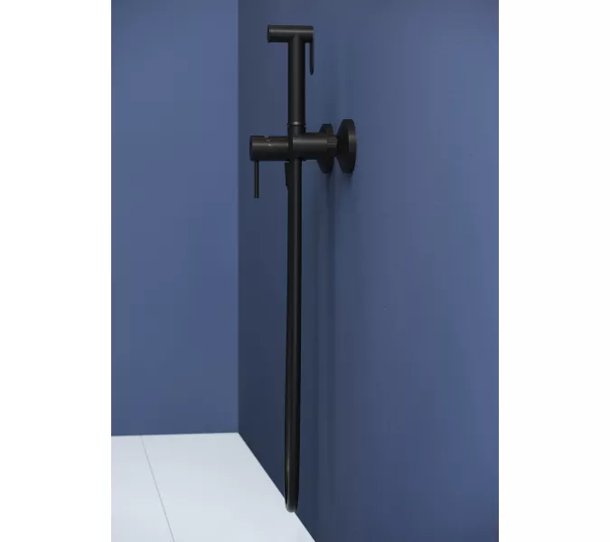 Гигиенический душ со смесителем RGW SP-215B, Выбрать цвет: Черный, изображение 5