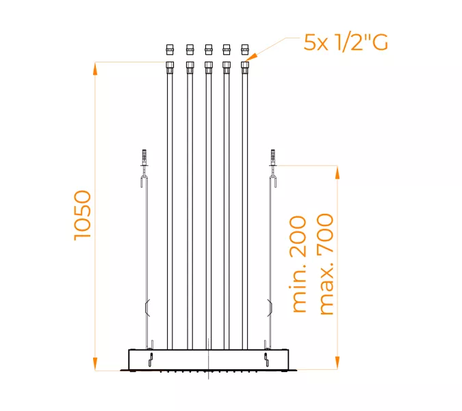 Верхний многофункциональный душ RGW SP-72, изображение 4