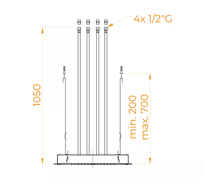 Верхний многофункциональный душ RGW SP-73, изображение 5