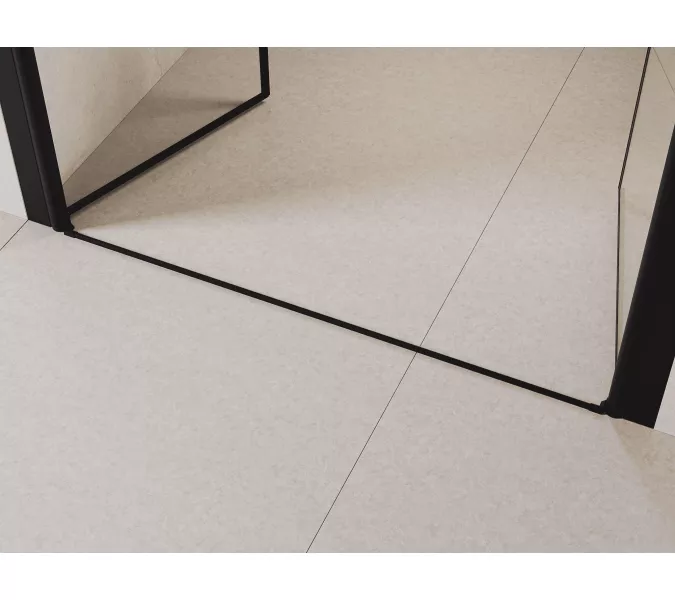 Душевая дверь RGW PA-104B, Цвет стекла: прозрачное, Цвет профиля (вариация): Черный, Выбрать размер: 70, изображение 6