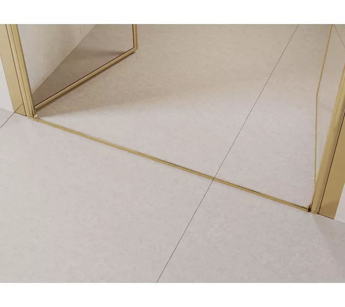 Душевая дверь RGW PA-104Gb, Цвет стекла: прозрачное, Цвет профиля (вариация): Золото, Выбрать размер: 100, изображение 6