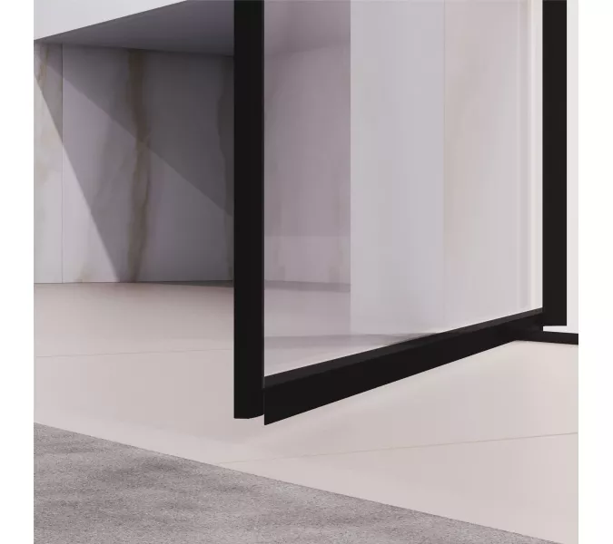 Душевая дверь RGW PA-06B, Цвет стекла: прозрачное, Цвет профиля (вариация): Черный, Выбрать размер: 70, изображение 9