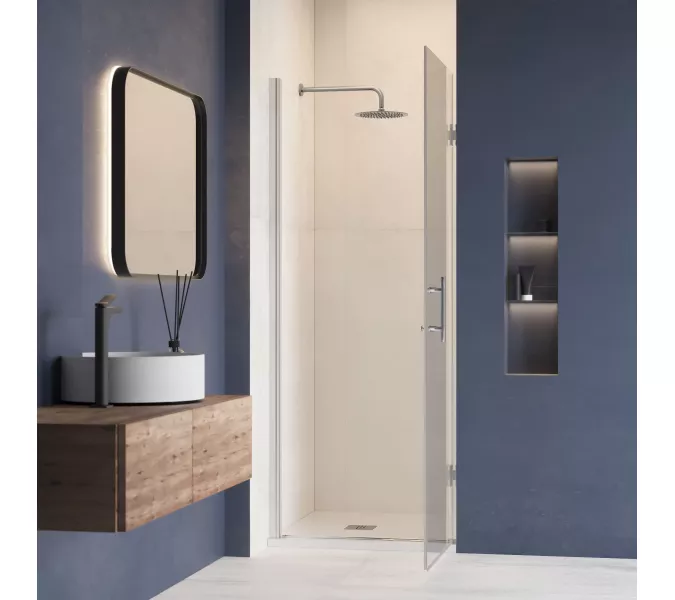 Душевая дверь RGW HO-011, Цвет стекла: прозрачное, Цвет профиля (вариация): Хром, Выбрать размер: 60, изображение 3