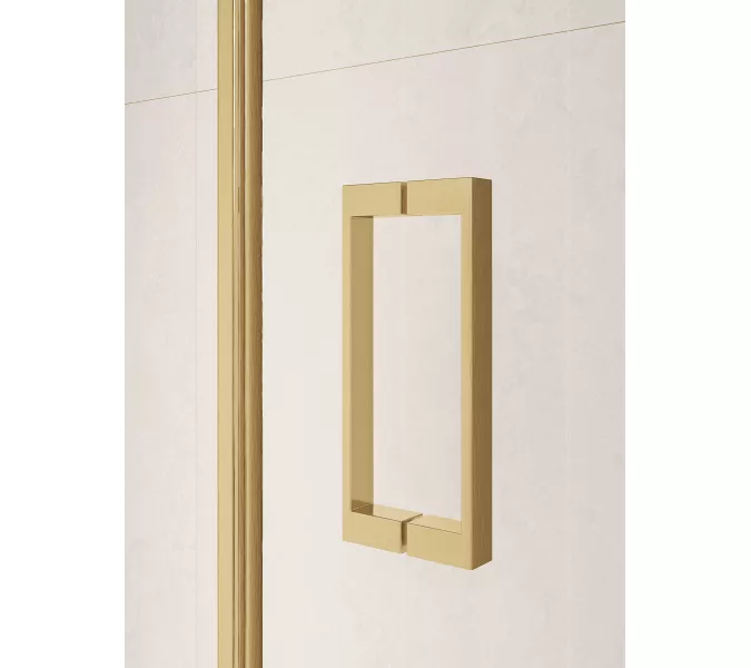 Душевая дверь RGW PA-104Gb, Цвет стекла: прозрачное, Цвет профиля (вариация): Золото, Выбрать размер: 100, изображение 4