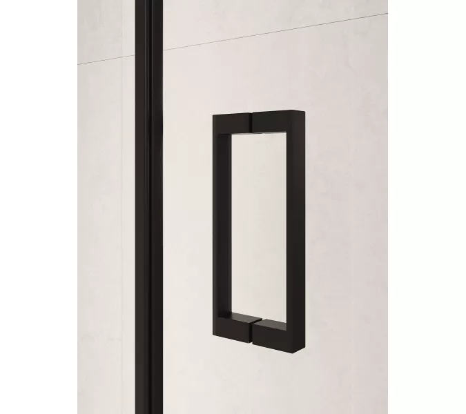 Душевая дверь RGW PA-104B, Цвет стекла: прозрачное, Цвет профиля (вариация): Черный, Выбрать размер: 70, изображение 4
