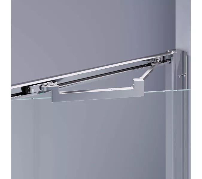 Душевая дверь  RGW SV-05 Хром/Matt Smart Line, Цвет стекла: матовое, Цвет профиля (вариация): Хром, Выбрать размер: 90, изображение 4