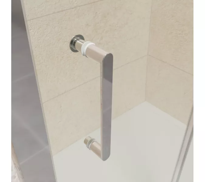 Душевая дверь RGW PA-14 100х195, Цвет стекла: шиншила, Цвет профиля (вариация): Хром, Выбрать размер: 100, изображение 6