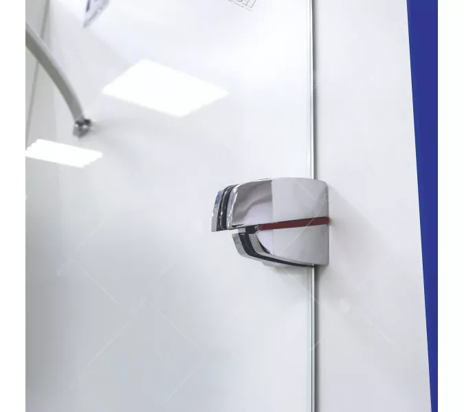 Душевая дверь RGW SA-01, Цвет стекла: прозрачное, Цвет профиля (вариация): Хром-Красный, Выбрать размер: 120, изображение 11