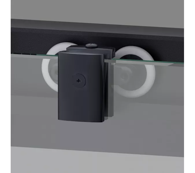 Душевая дверь RGW PA-016B, Цвет стекла: прозрачное, Цвет профиля (вариация): Черный, Выбрать размер: 120, изображение 4