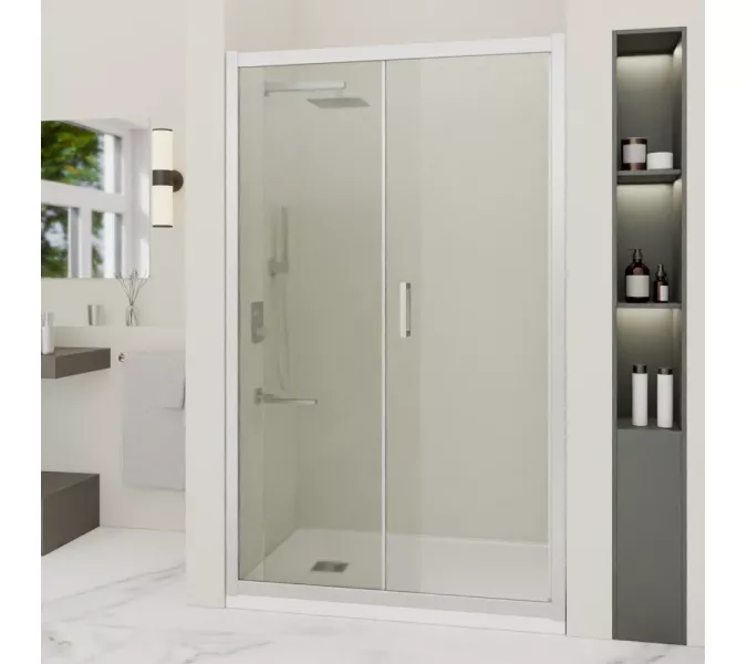 Душевая дверь RGW PA-016, Цвет стекла: прозрачное, Цвет профиля: Хром, Выбрать размер: 120, изображение 3