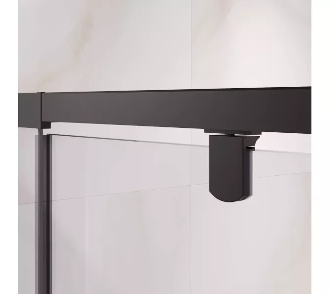 Душевая дверь RGW PA-008B, Цвет стекла: прозрачное, Цвет профиля: Черный, Выбрать размер: 100, изображение 4