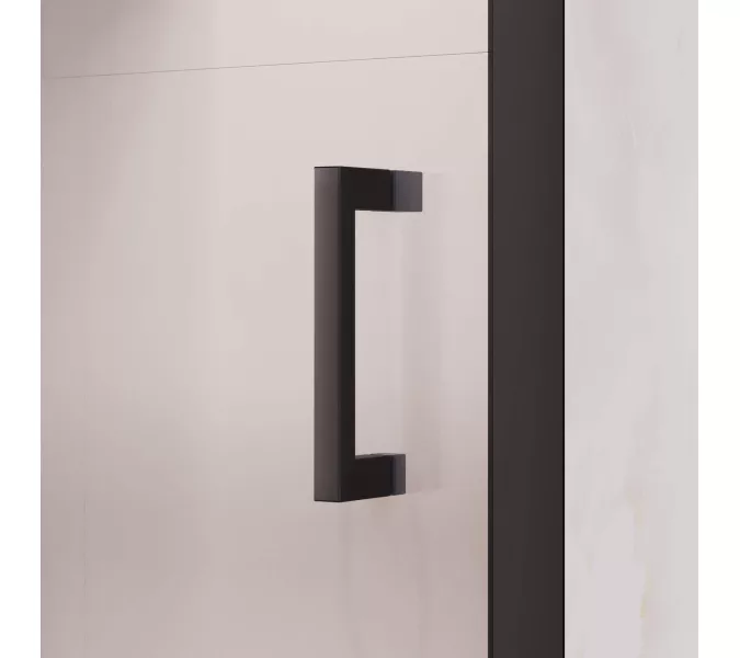 Душевая дверь RGW PA-017B, Цвет стекла: прозрачное, Цвет профиля (вариация): Черный, Выбрать размер: 160, изображение 5