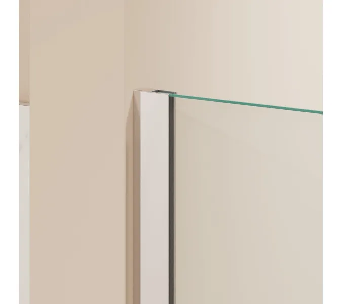 Душевая перегородка RGW WA-050 (WA-002 + Z-070), Цвет стекла: прозрачное, Цвет профиля (вариация): Хром, Выбрать размер: 80, изображение 8