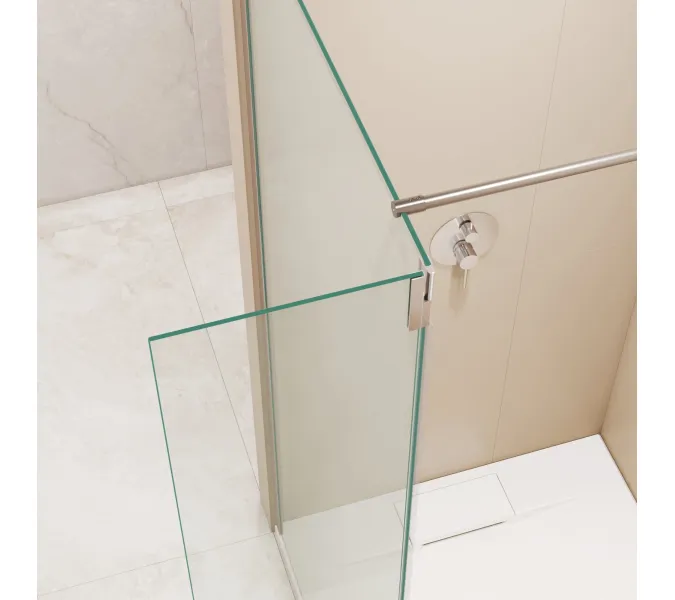 Душевая перегородка RGW WA-050 (WA-002 + Z-070), Цвет стекла: прозрачное, Цвет профиля (вариация): Хром, Выбрать размер: 80, изображение 11