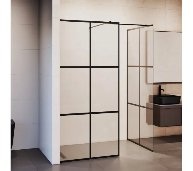 Перегородка для душа RGW WA-021B (WA-011B (2 шт.) + S-1220B) 90х100, изображение 3