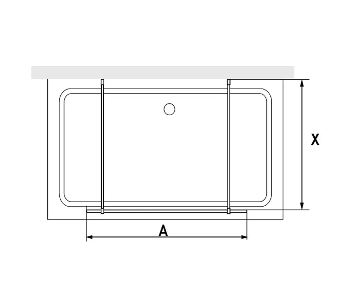 Душевая перегородка RGW WA-018B, Цвет стекла: прозрачное, Цвет профиля (вариация): Черный, Выбрать размер: 130, изображение 12