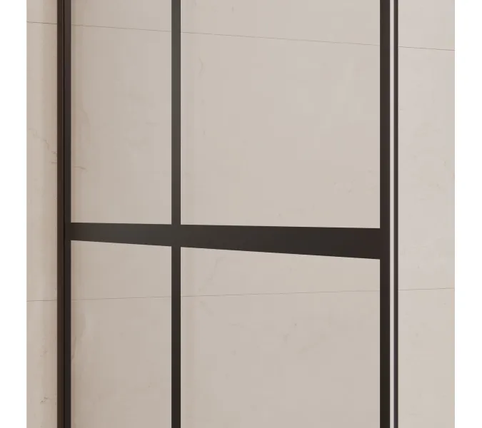 Душевая перегородка RGW WA-011B, Цвет стекла: прозрачное, Цвет профиля (вариация): Черный, Выбрать размер: 90, изображение 5