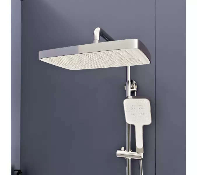 Душевая стойка  RGW SP-34 с термостатом, Выбрать цвет: Хром, изображение 5