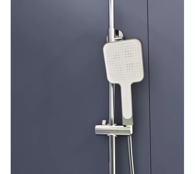 Душевая стойка  RGW SP-34 с термостатом, Выбрать цвет: Хром, изображение 3