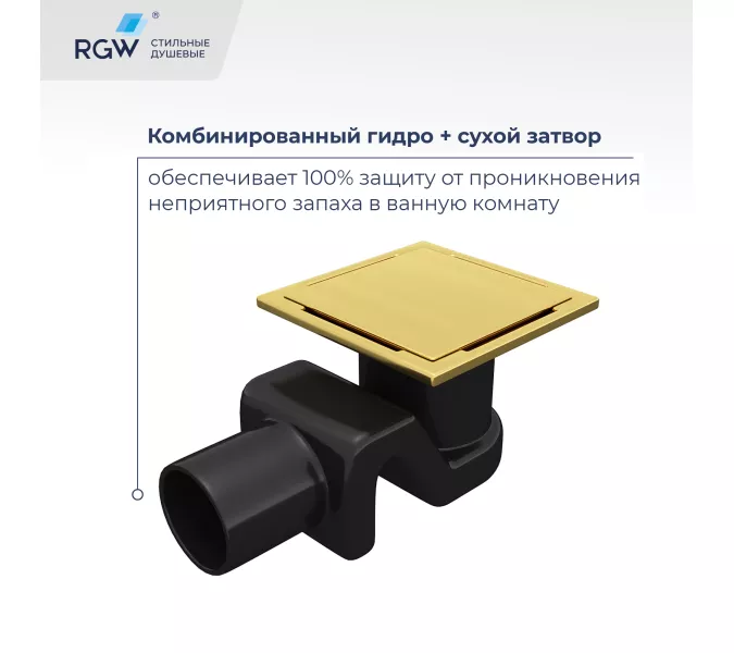 Душевой лоток RGW Drain Leo-02-10Gb, изображение 5