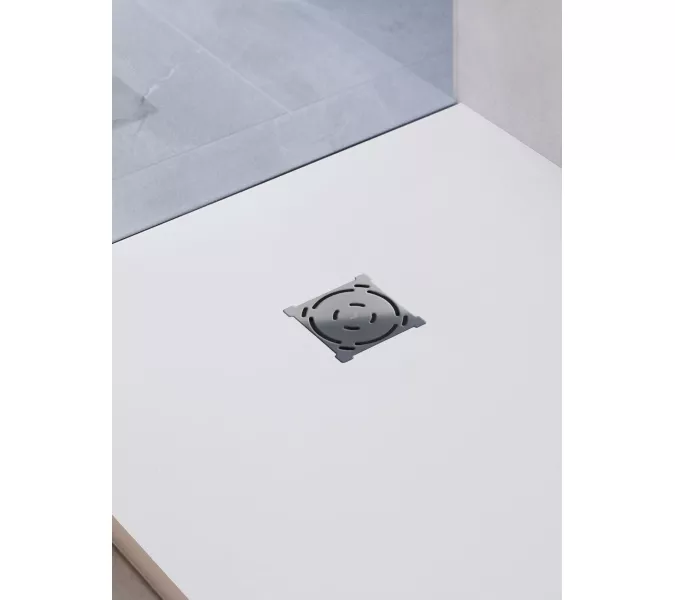 Душевой поддон квадратный RGW ST-W Белый, Выбрать цвет: Белый, Выбрать размер: 800x800, изображение 9