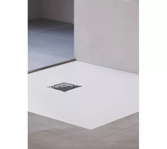 Душевой поддон квадратный RGW ST-W Белый, Выбрать цвет: Белый, Выбрать размер: 800x800, изображение 14