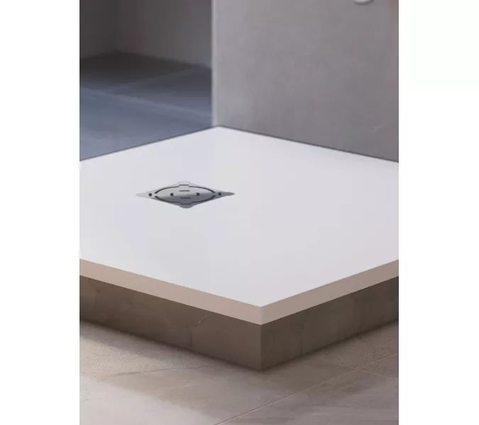 Душевой поддон квадратный RGW ST-W Белый, Выбрать цвет: Белый, Выбрать размер: 800x800, изображение 15