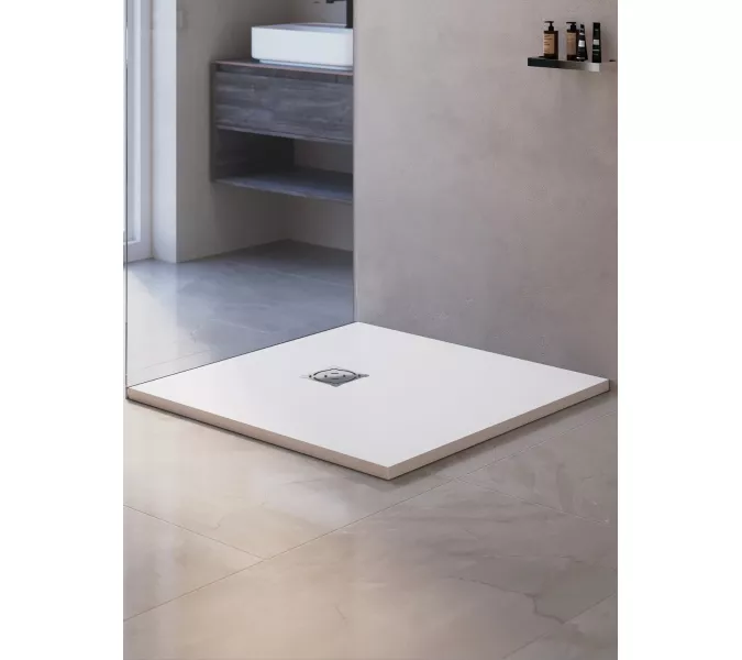 Душевой поддон квадратный RGW ST-W Белый, Выбрать цвет: Белый, Выбрать размер: 800x800, изображение 12