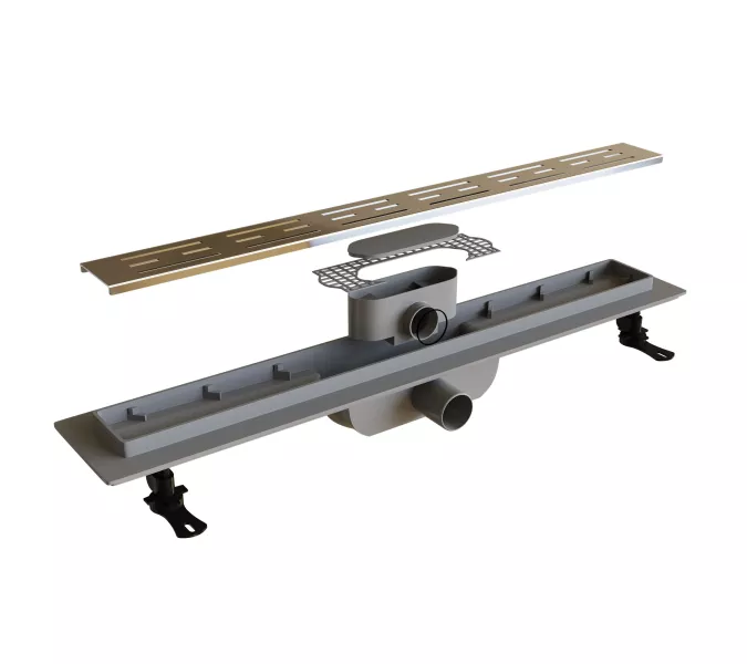 Душевой лоток RGW Drain Leo-10 хром, Выбрать размер: 60, изображение 7