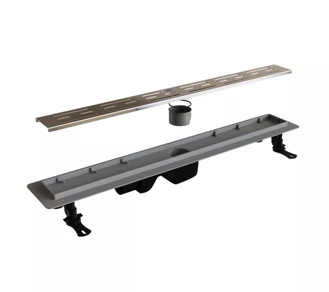 Душевой лоток  RGW Drain Leo-20 хром, Выбрать размер: 80, изображение 10