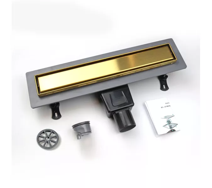 Душевой лоток RGW Drain Leo-31Gb золото, Выбрать цвет: Золото, Выбрать размер: 60, изображение 11