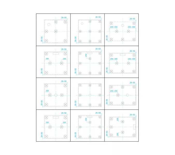 Душевой поддон квадратный RGW ST-W Белый, Выбрать цвет: Белый, Выбрать размер: 800x800, изображение 23