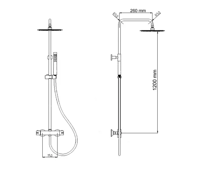 Душевая стойка RGW SP-21, изображение 8