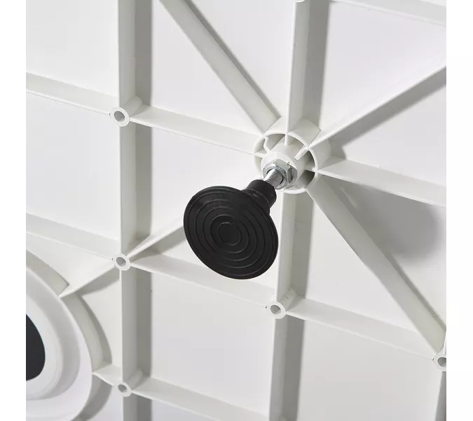 Душевой поддон полукруглый RGW SMC/R W Белый, Выбрать размер: 80х80, изображение 12