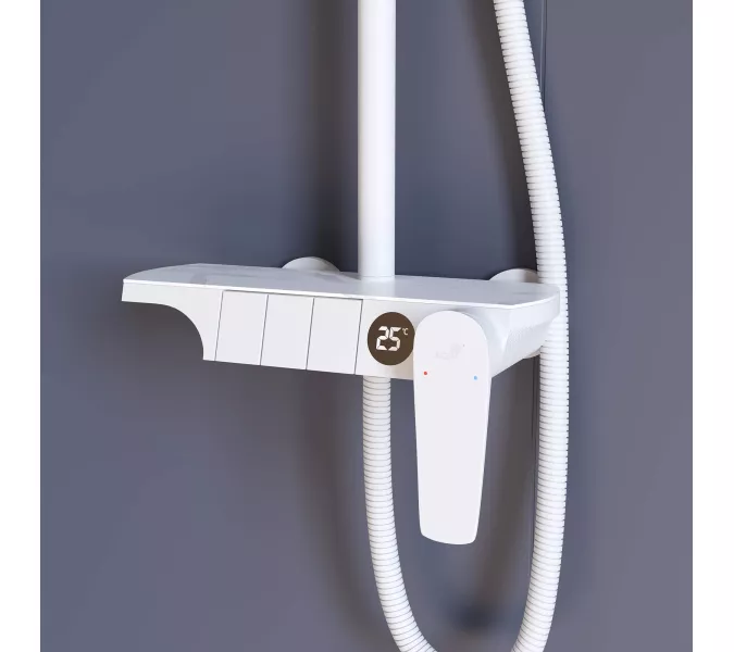 Душевая стойка RGW SP-33W, Выбрать цвет: белый , изображение 5