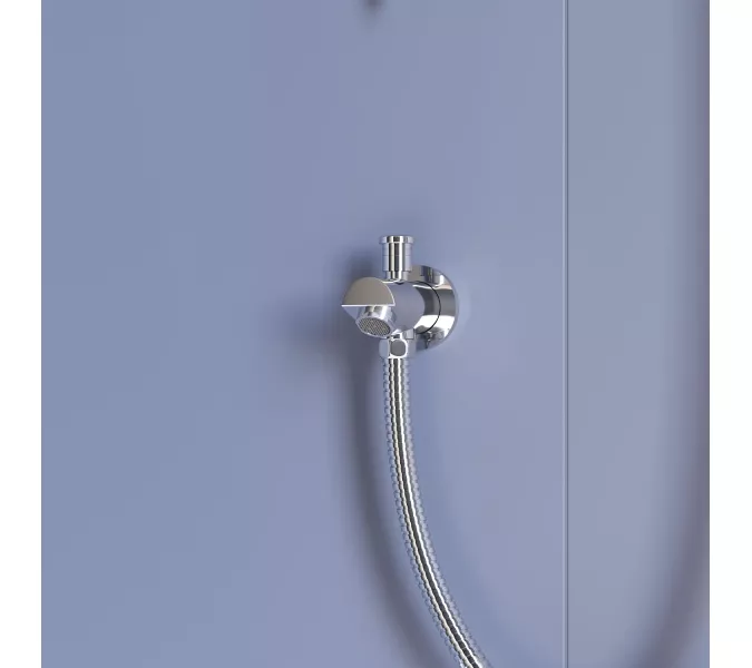 Душевая система встраиваемая RGW SP-52, Выбрать цвет: Хром, изображение 14