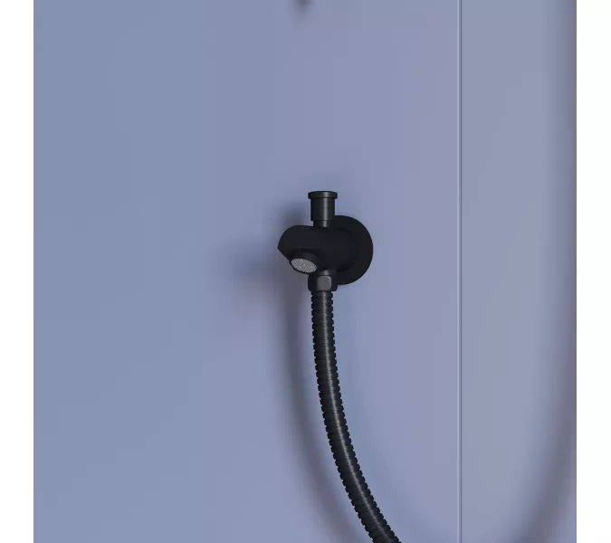 Душевая система встраиваемая RGW SP-52B, Выбрать цвет: Черный, изображение 9