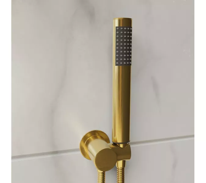 Душевая система встраиваемая RGW SP-55G, Выбрать цвет: Золото, изображение 3