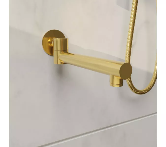 Душевая система встраиваемая RGW SP-55G, Выбрать цвет: Золото, изображение 7