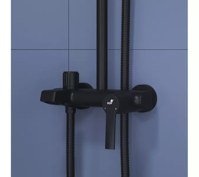 Душевая стойка RGW SP-31B, Выбрать цвет: Черный, изображение 16